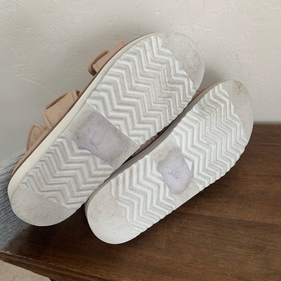 Seychelles New to This Quilted Leather Sandal Nude sz 10 - Picture 15 of 16